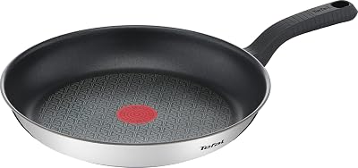 Tefal Comfort Max 26cm Stainless Steel Non-Stick Pancake Pan Induction