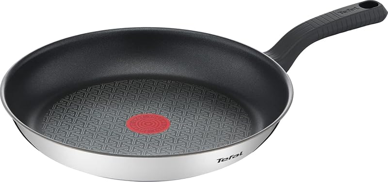 Tefal Comfort Max 26cm Stainless Steel Non-Stick Pancake Pan Induction