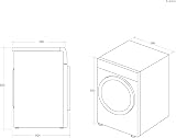 Hoover H-Dry 350 HRE C10TE-80 Condenser Tumble Dryer 10 kg White view 6