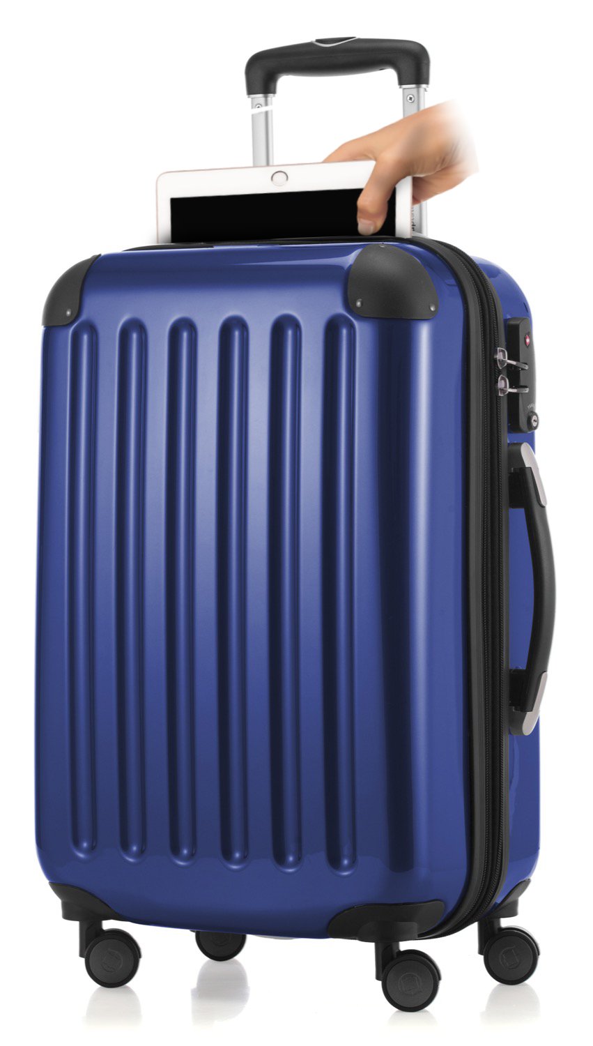Hauptstadtkoffer - Alex - Hand Luggage with Laptop Compartment, Cabin Suitcase, 4 Wheels, TSA, 55 cm, 42 liters, Darkblue