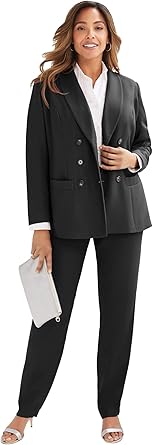 plus size women's pant suit sets