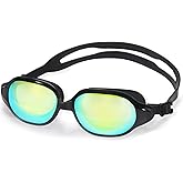 ITOWE Swim Goggles Adult, Polarized Swimming Goggles No Leak Anti Fog Water Goggles for Men Women Youth UV Protection