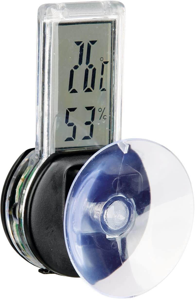TRIXIE 76115 Digital Thermometer/Hygrometer with Suction Cup