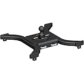 CURT 16085 Spyder 5th Wheel to Gooseneck Adapter Hitch, Fits Industry-Standard Rails, 25,000 lbs, 2-5/16-Inch Ball