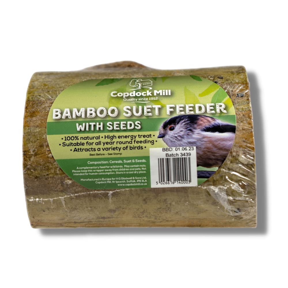 Copdock Mill Bamboo Suet Feeder,Brown