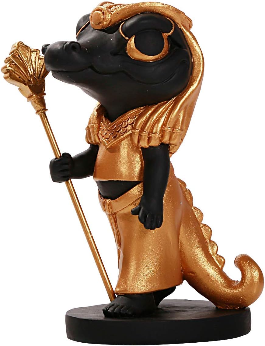 ABZ Brand Egyptian Sobek Miniature Sculpture Ancient Egypt God Statue Crocodile Figure