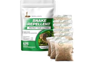 XLCKODY Snake Repellent for Yard, Snake Deterrent Outdoor, Snake Away Repellent for Garden/Lawn, Backyard Snake Repellent, Co