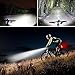 VOLADOR Bike Light Set, Bike Headlight USB Rechargeable, LED Bike Front Light & Taillight, Water Resistant Cycling Light for Street/Mountain/ Kids Bikes