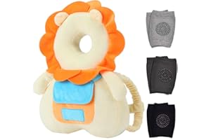 Okydoky Baby Safe Protector Cushion & Baby Knee Pads for Crawling, Toddlers Safety Pad Cushion Adjustable Backpack, Baby Back
