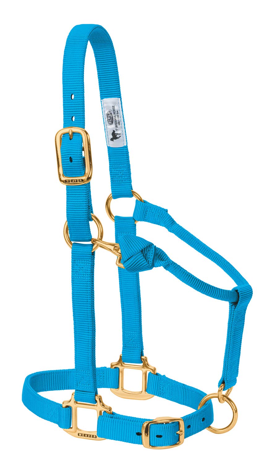 Weaver Leather Nylon Miniature Horse Adjustable Halter, Large, Hurricane Blue — image 1