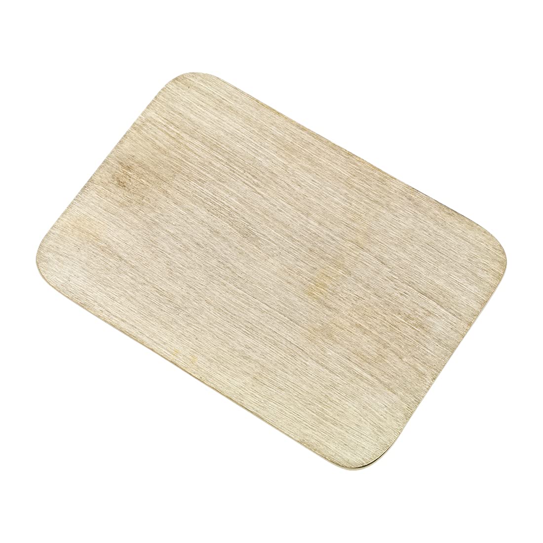 NKlaus candle plate aluminium gold 17x12cm rectangular deco plate table decoration coaster brushed - Design 10413