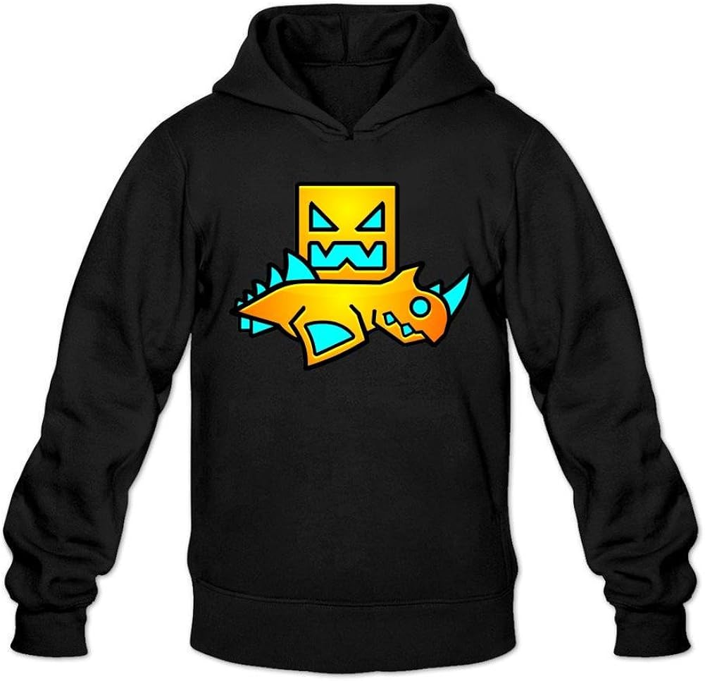 LSLEEVE Men's Geometry Dash Hoodie