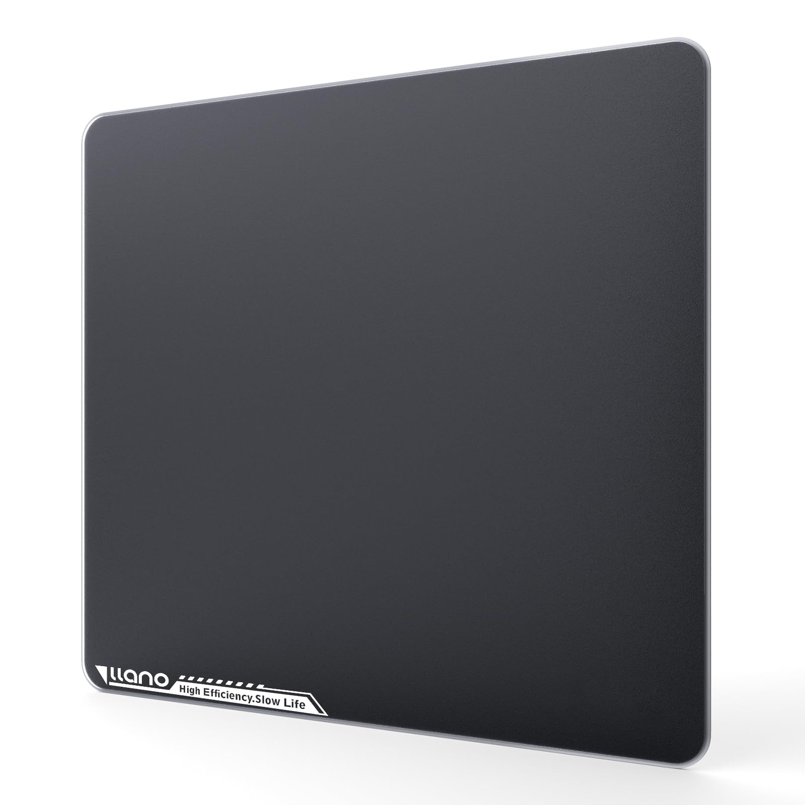 Photo 1 of llano MP002 Tempered Glass Mouse Pad for Gaming & Office – 13.8"x11.8" Compact Size, 0.85?m Ultra-Smooth AG Surface, 3mm Thick, Anti-Slip Rubber Base, Dirt & Scratch Resistant, Small