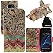 S7 Edge Case, Wallet Purse Type Leather Credit Cards Case with Cellphone Holder Flip Cover for Samsung Galaxy S7Edge G935