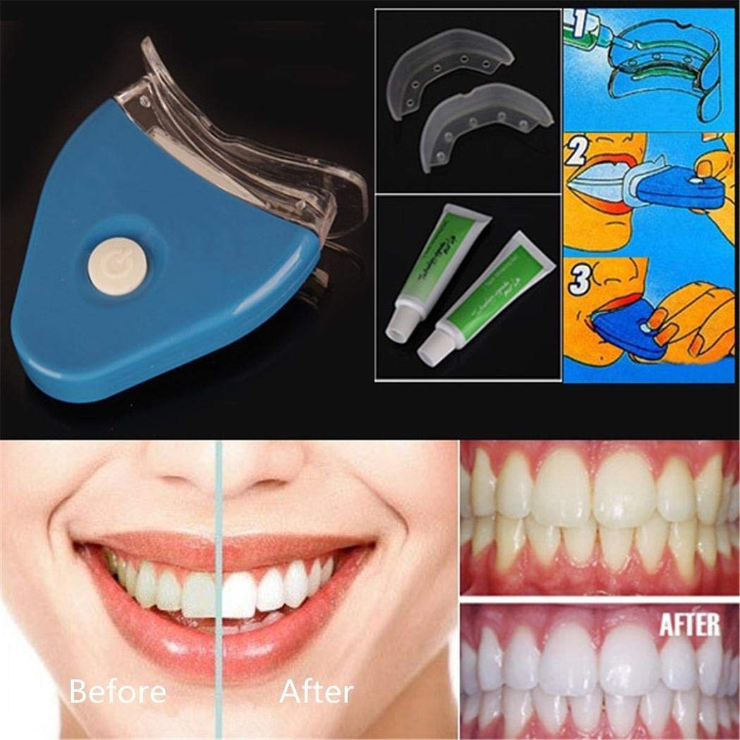 Diaper Blue Oral Gel Teeth Whitening LED Light Accelerator Bleaching Teeth Whitening Kit
