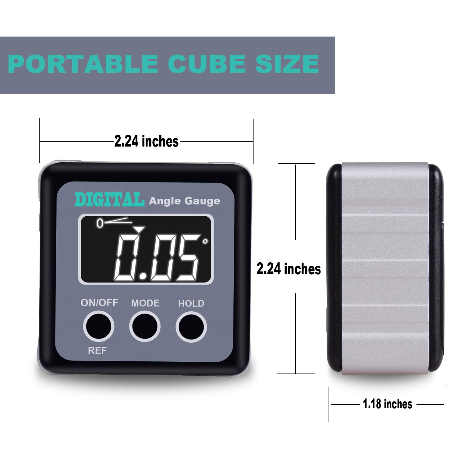 Angle Gauge, eOUTIL Digital Protractor/Inclinometer/Angle Finder