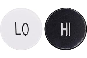 BMJX US 2 Omaha Poker Hi/Lo Buttons Dealer Games Y