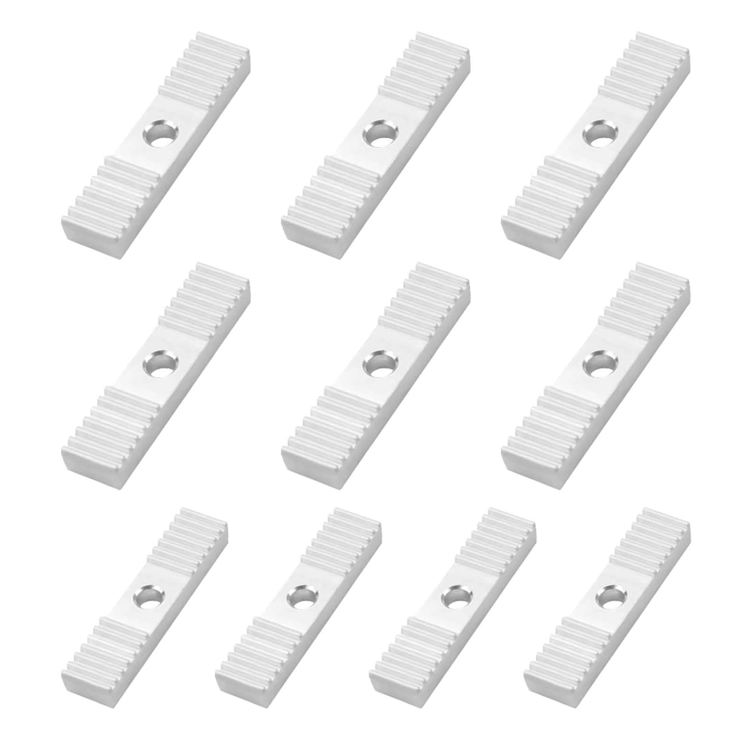 Huayue 10pcs Accesorios para Impresoras 3D, Fijación de Correa Dentada Pieza de Fijación, Bloque De Abrazadera De Diente Fijación para GT2 Correa ...