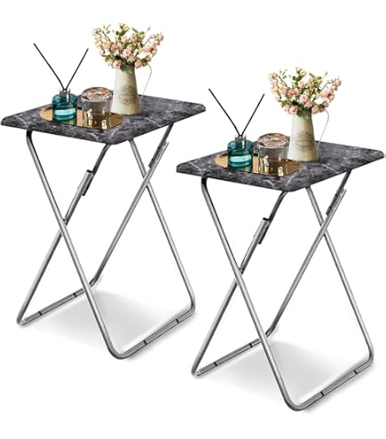 Dinner Table Set For HOOBRO Folding TV Tray Table, TV Trays For