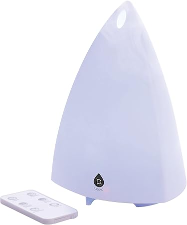 Amazon Com Pursonic Pursonic Essential Oil Diffuser For Aromatherapy And Home Decor Compact Ultrasonic Mini Humidifier Air Freshener With Ionizer Color Changing Light With Remote Control 1 Count Beauty