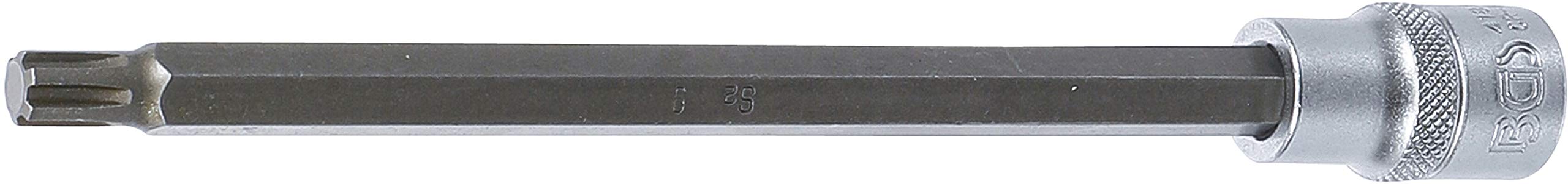 BGS 4184 | Bit Socket | length 200 mm | 12.5 mm (1/2") Drive | Spline (for RIBE) | M9