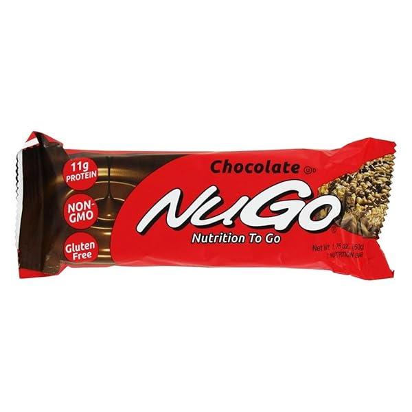 NUGO PROTEIN BAR, CHOCOLATE, 11G PROTEIN, GLUTEN FREE, 15 COUNT