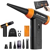 K&F Concept Blower & Suction 2 in 1 Compressed Air Duster, 150000RPM Super Power Electric Air Duster, Stepless Speed Regulation, Portable Dust Blower for Computer, Keyboard, House, Outdoor and Car