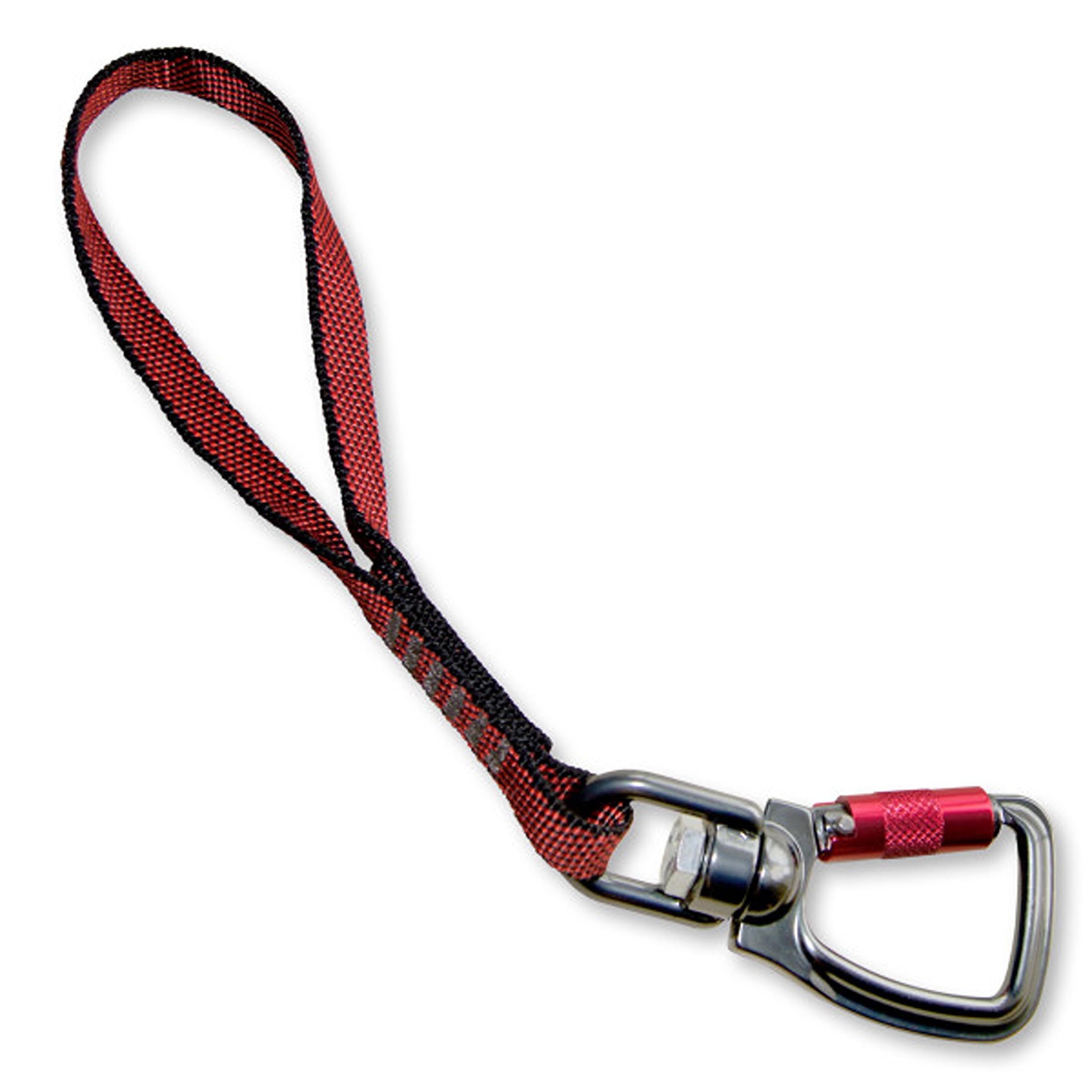 Kurgo Seatbelt Swivel Tether, Dog Safety Tether with Carabiner, Tangle-Free, Universal Fit, Red