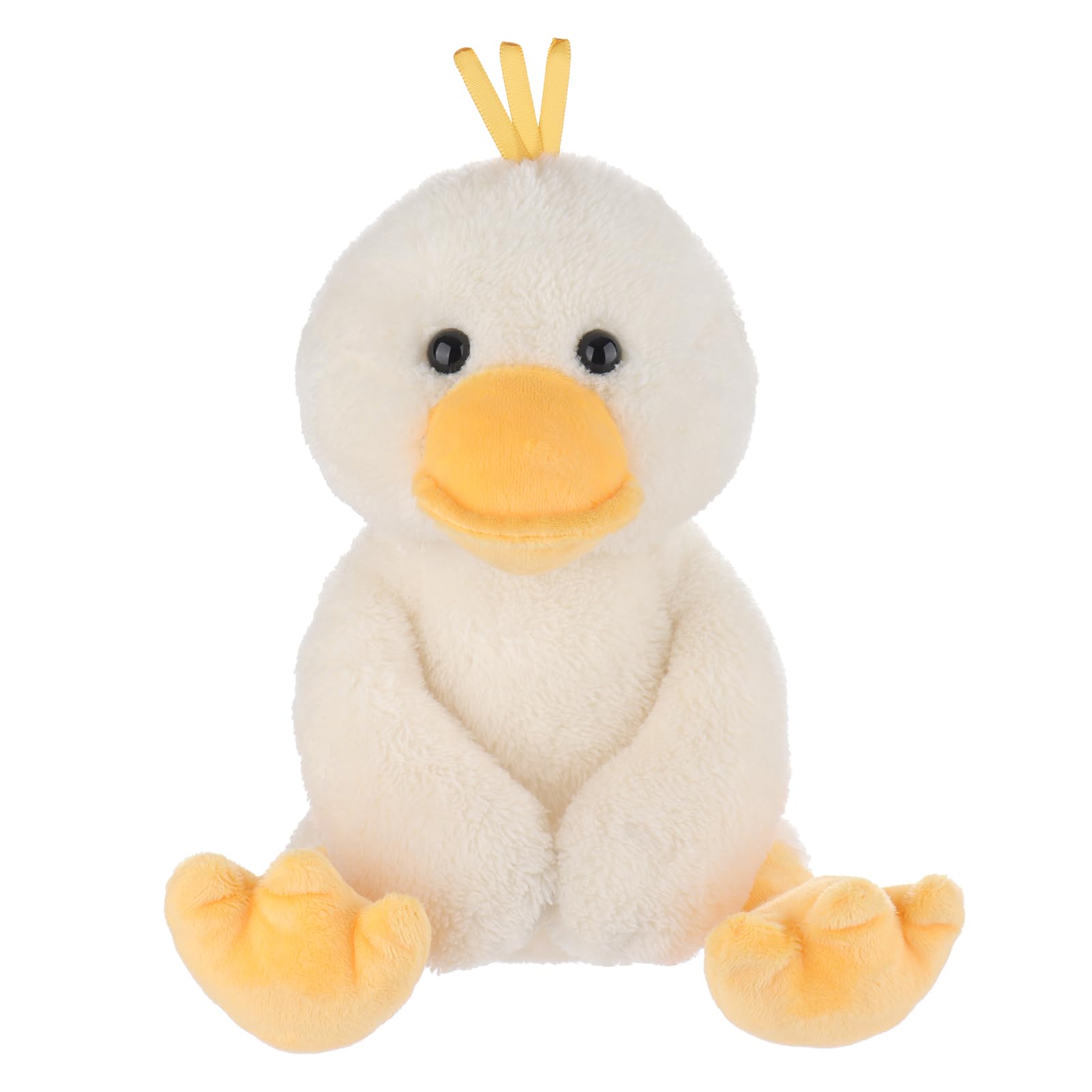 Apricot Lamb Toys Plush White Velvet Duck with Thin Foot Stuffed Animal Soft Cuddly Perfect for Kids โ image 1