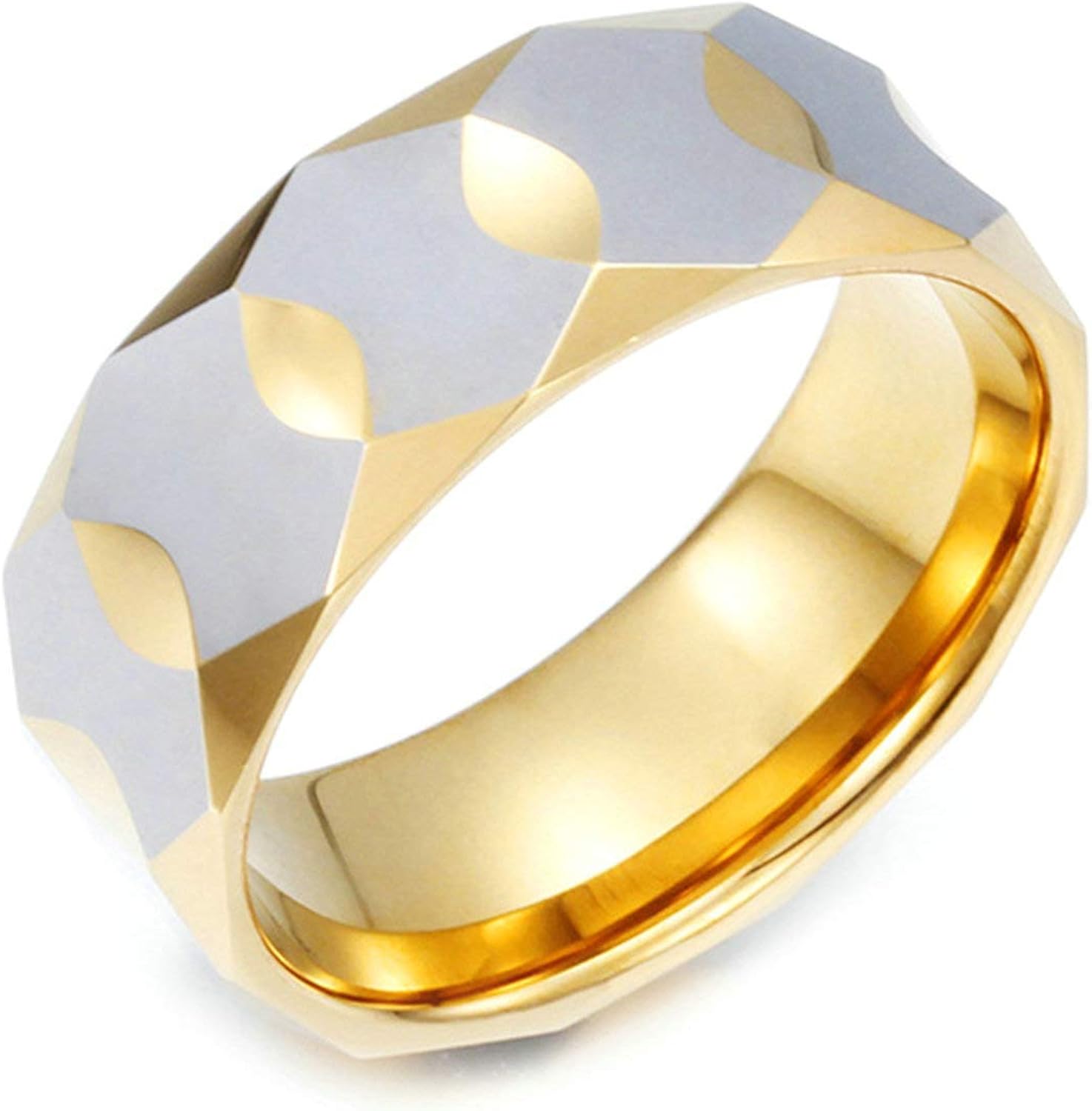 Anelli In Tungsteno Oro Rosa - Fedi Nuziali E Fidanzamento 2mm, 4mm, 6mm - Foto 5