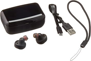 Amazon Com Wireless Earphones Bluetooth For Android In Ear Earbuds 5 0 Bluetooth Tws In Ear Earbuds Auditech Ipx8 Waterproof Running Microphone Headphones With 3000 Mah Charging Case Easy Fast Pairing Black Electronics