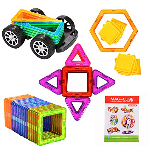 Acefun 70 Pieces Magnetic Blocks Set Educational Constructio