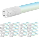 hykolity 20 Pack T8 LED Bulbs 4 Foot, 5CCT 3000-6500K,18W, 2300LM,Type B | 4FT LED T8 Tube Light Ballast Bypass for Single &amp; Dual-Ended Power, 4 Foot T8 T10 T12 Tube Light for G13, Frosted, UL, FCC