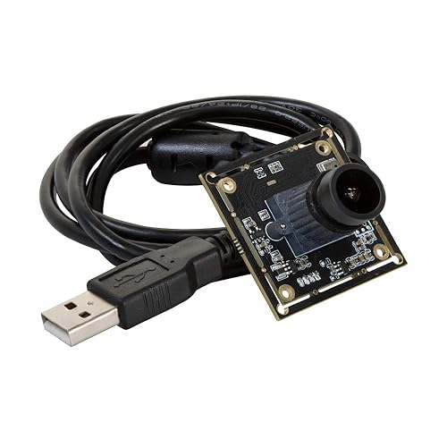 Arducam 1080P Low Light WDR USB Camera Module for Computer, 2MP CMOS  IMX291 100 Degree Wide Angle Mini UVC Webcam Board with Microphone,