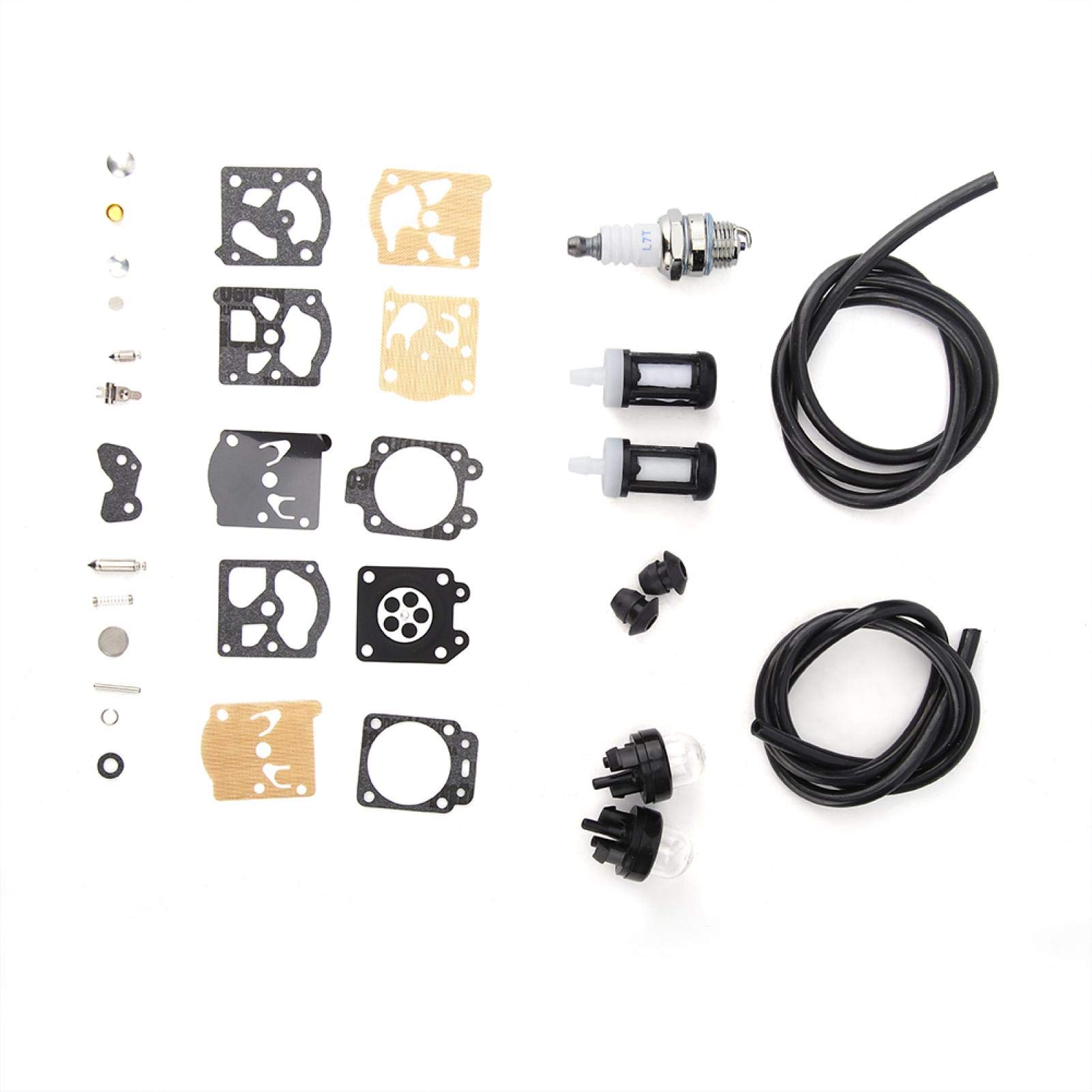 Carburetor Repair Kit Primer Bulb Fuel Line Filter Fit for FS36 FS40 FS44 Grass Trimmer Replacement