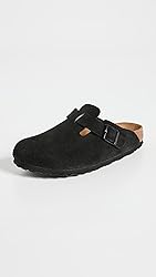 Birkenstock Unisex Boston Soft Footbed, Black