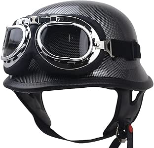 Download Amazon.com: Vintage Motorcycle Helmet German Half-Face ...