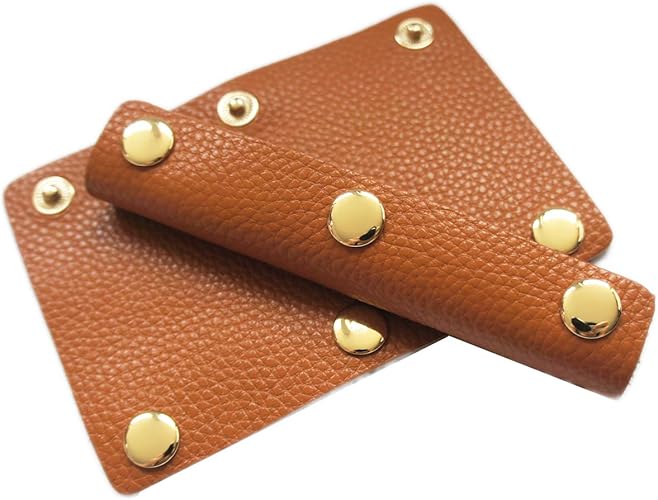 Amazon バッグ持ち手カバー 本革 かごバッグ トートバッグ ビジネスバッグ レザー ハンドルカバー 2個セット バッグ スーツケース