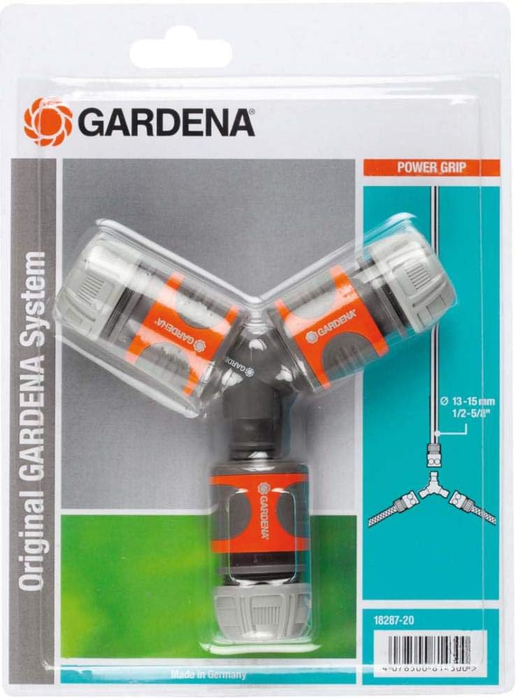 Gardena Branch Set for 13 mm (1/2 inch), and 15 mm (5/8 inch)