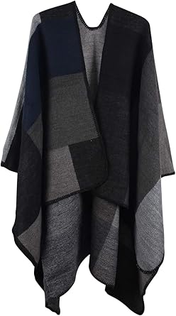 Black sweater wrap shawl Clearance