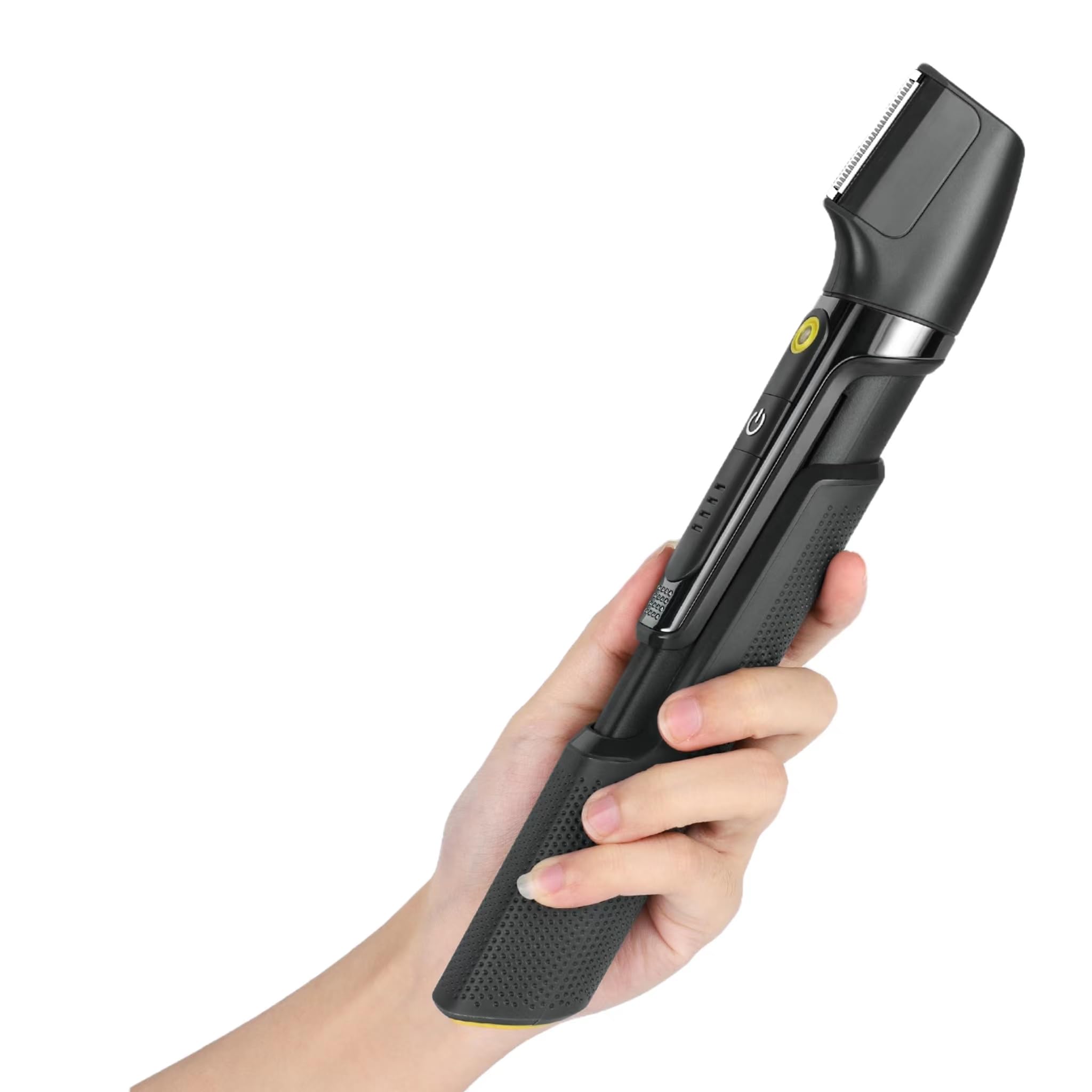 Photo 1 of YIRISO Body Groomer for Men Back Shavers with 2 Change Heads 5 Comb Attachments