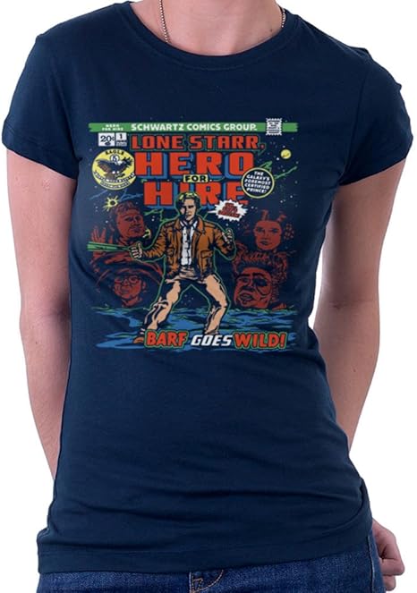 Lone Star Hero Hire Spaceballs Women's T-Shirt : Amazon.de: Bekleidung