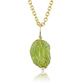 CRYSTALINES Natural Raw Gemstones, Rough Stones Crystals Jewelry, Handmade Fashion Jewelry for Women, Wicca & Reiki Healing Crystals, Bohemian, Christmas Gift