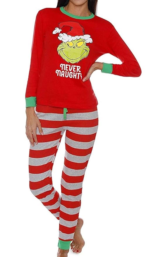 Buy Dr. Seuss The Grinch Ladies Pajamas for Women (Small) at Amazon.in