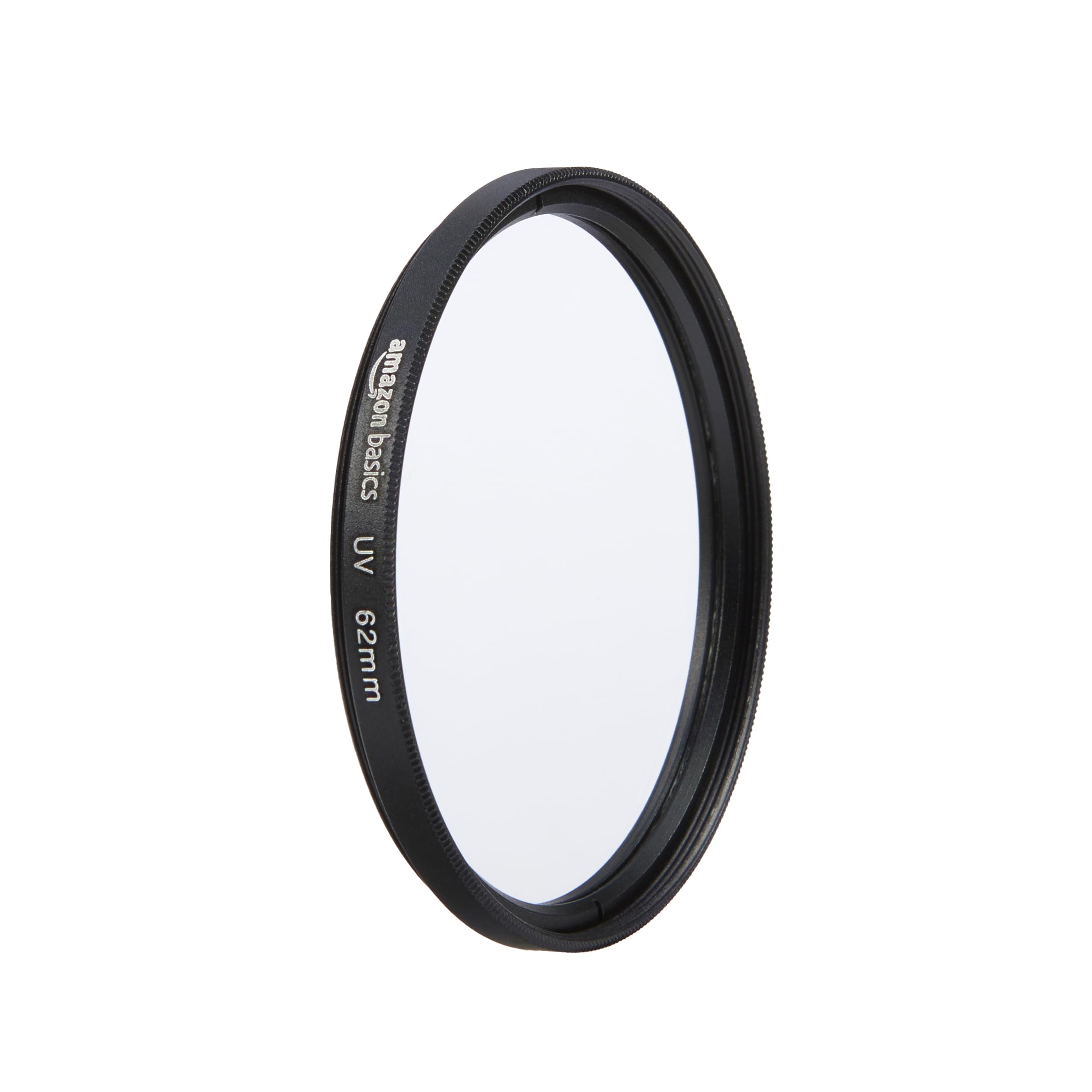 Amazon Basics 62 mm Circular UV Protection Filter for Clearer Pictures, Protects from Dust, Dirt and Scratches
