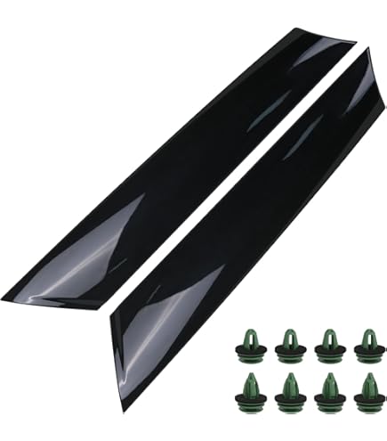 51137128157 Front Left&Right Driver Side Window Windshield A Pillar Trim Molding Black For Mini Cooper R50 R52 R53 51137128158