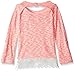 Kensie Girls' Sweater with Lace Trim Hem and Legging