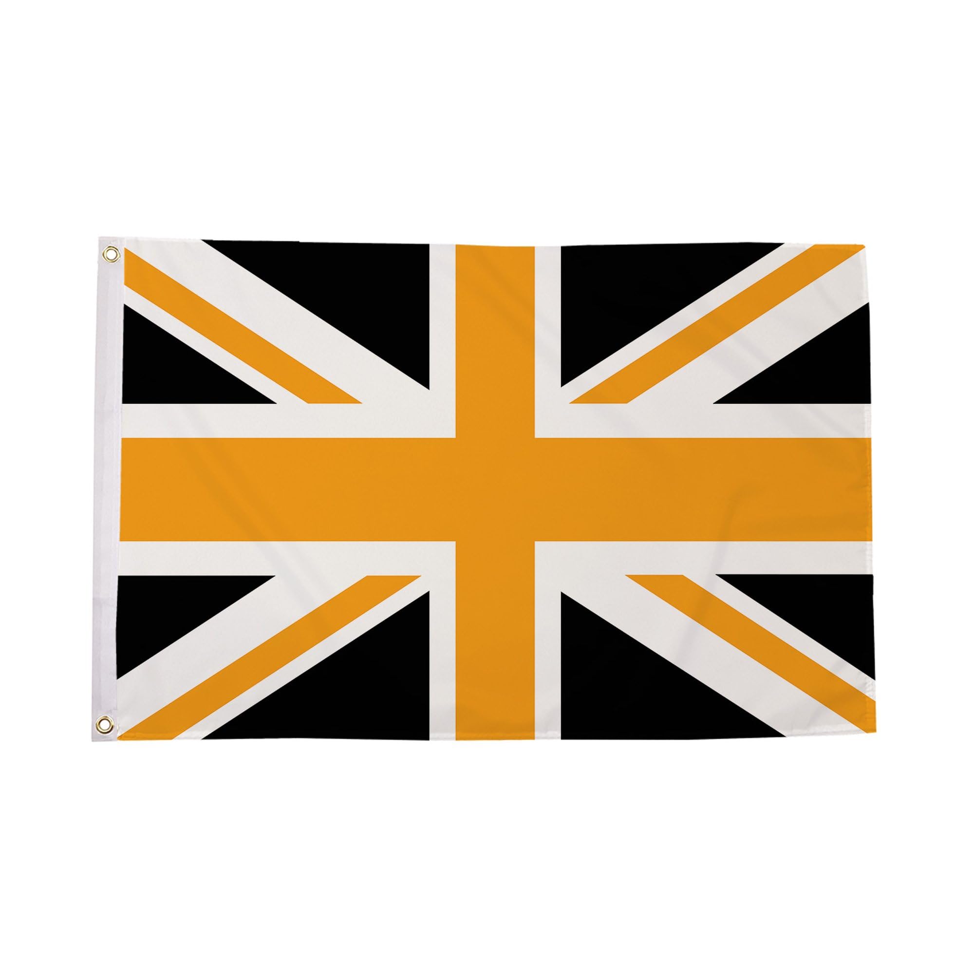 Union Jack (Black and Gold) Flag 5ft x 3ft