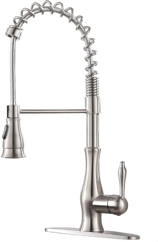 Bokaiya Lead Free Stainless Steel Single Handle Pull Down Sprayer