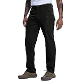 Men's Hiking Pants Breathable Summer Lightweight Tactical Cargo Stretch Quick Dry Fit Straight Leg Pants Airsoft Clothes